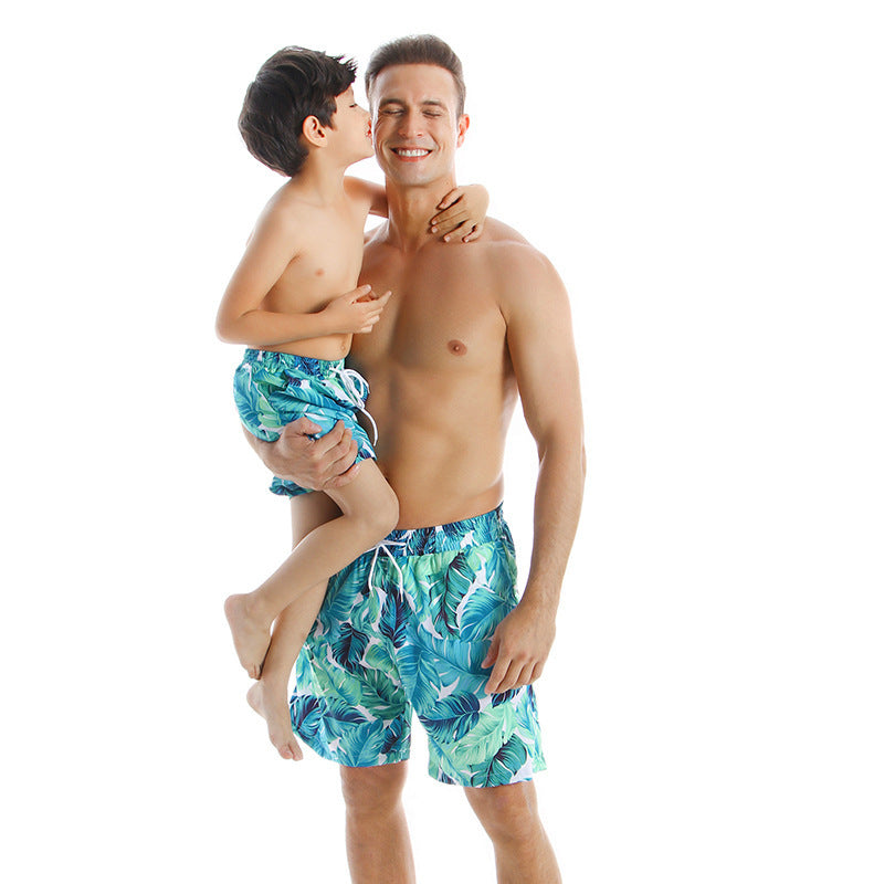New Style Parent Child Swimwear Quick Drying Beach Pants - My Store