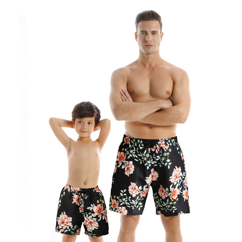 New Style Parent Child Swimwear Quick Drying Beach Pants - My Store