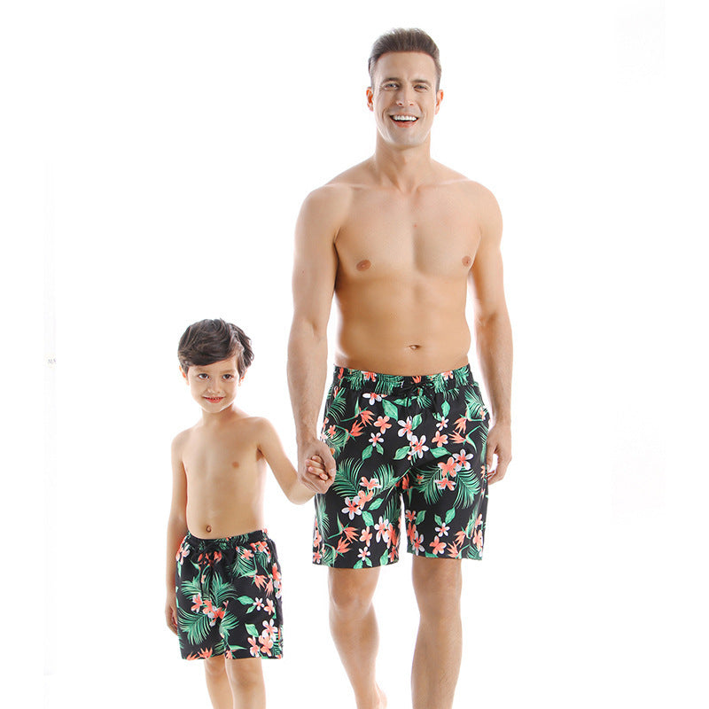 New Style Parent Child Swimwear Quick Drying Beach Pants - My Store