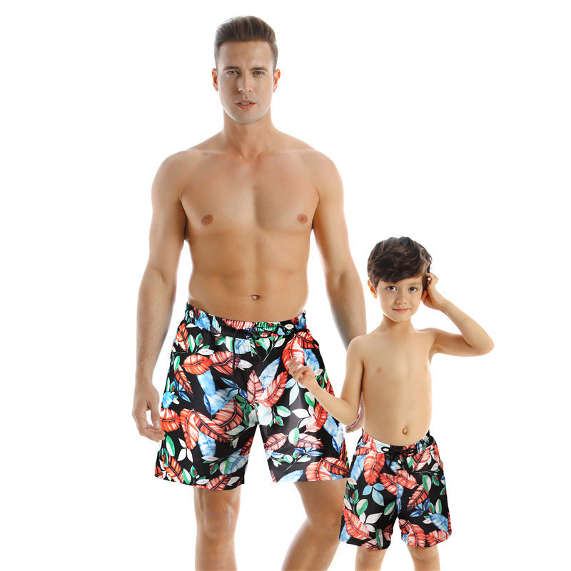 New Style Parent Child Swimwear Quick Drying Beach Pants - My Store