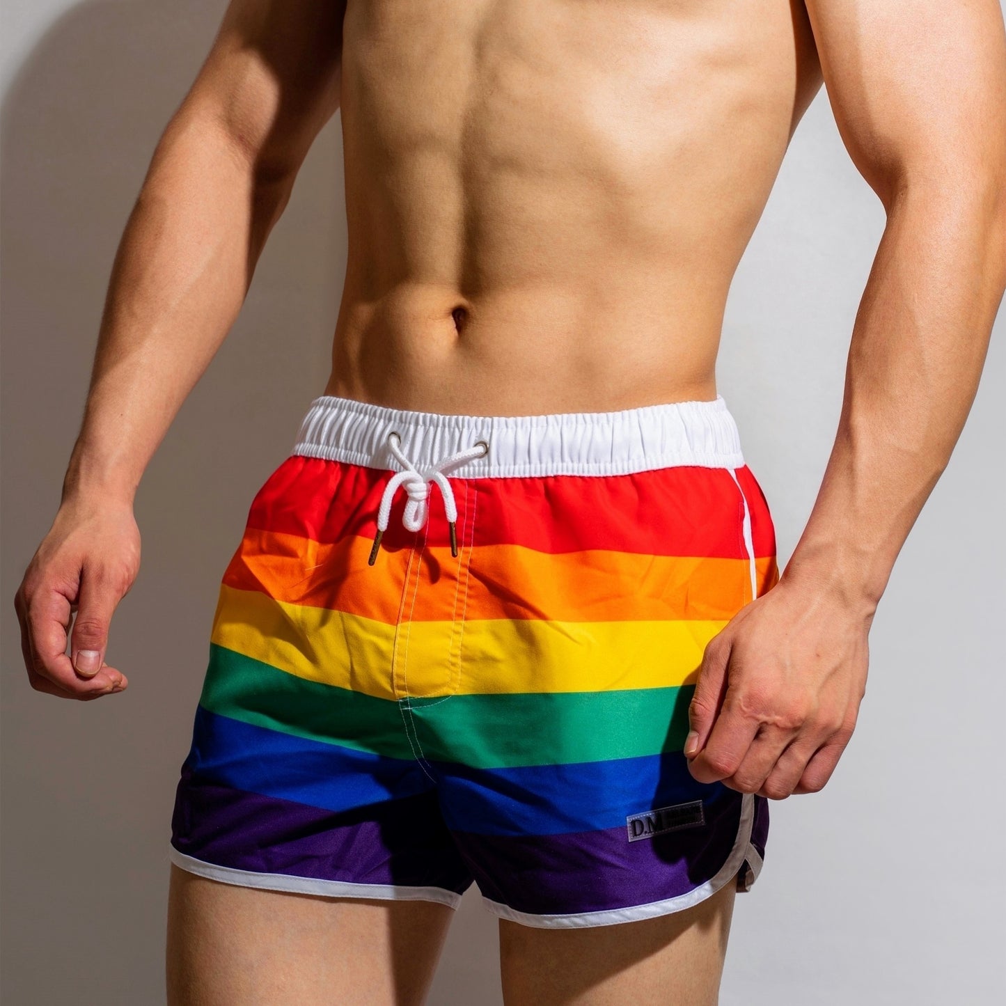 Rainbow Swimwear Men Swim Shorts Beach Swimming Trunks - My Store