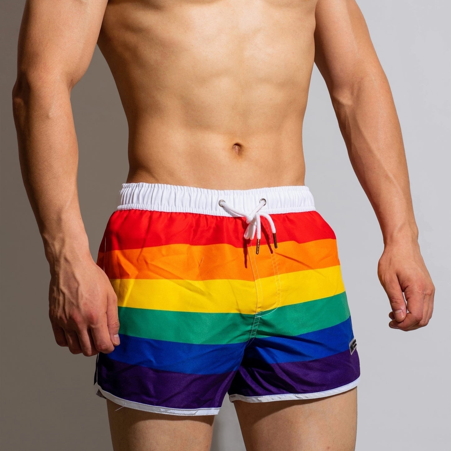 Rainbow Swimwear Men Swim Shorts Beach Swimming Trunks - My Store