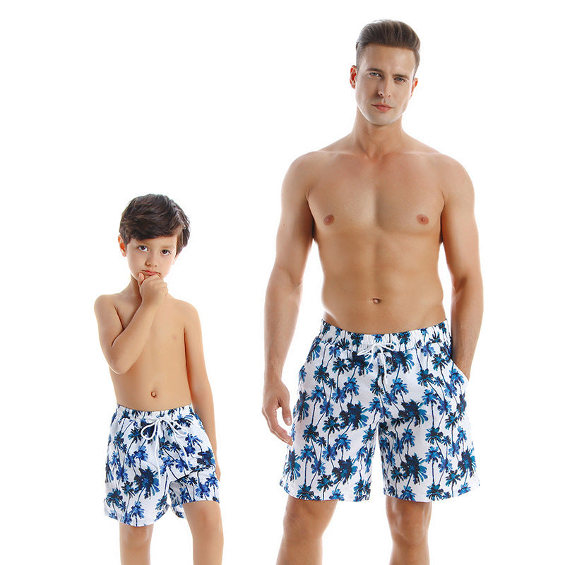 New Style Parent Child Swimwear Quick Drying Beach Pants - My Store