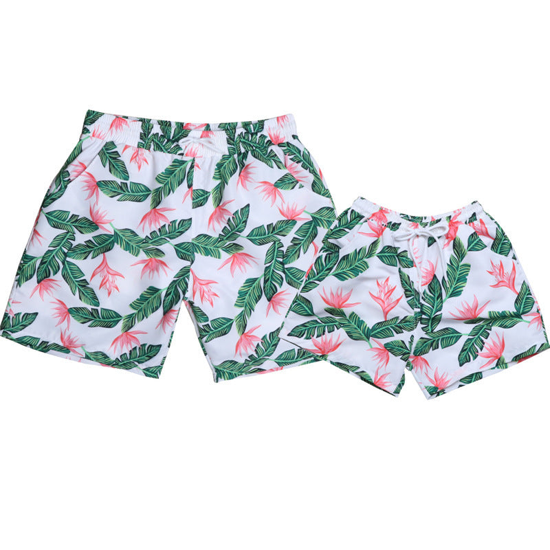 New Style Parent Child Swimwear Quick Drying Beach Pants - My Store