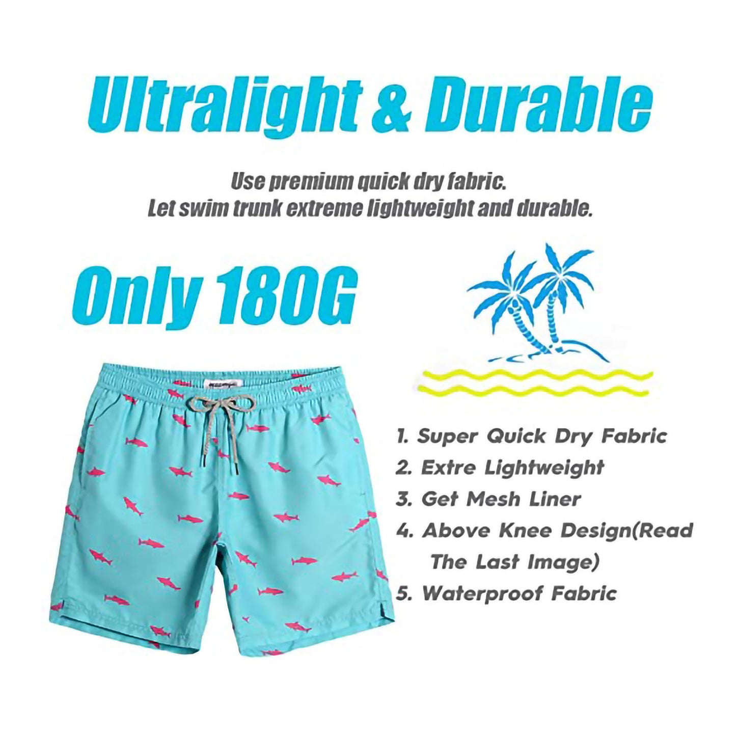 Casual Swimwear Beach Shorts Men - My Store