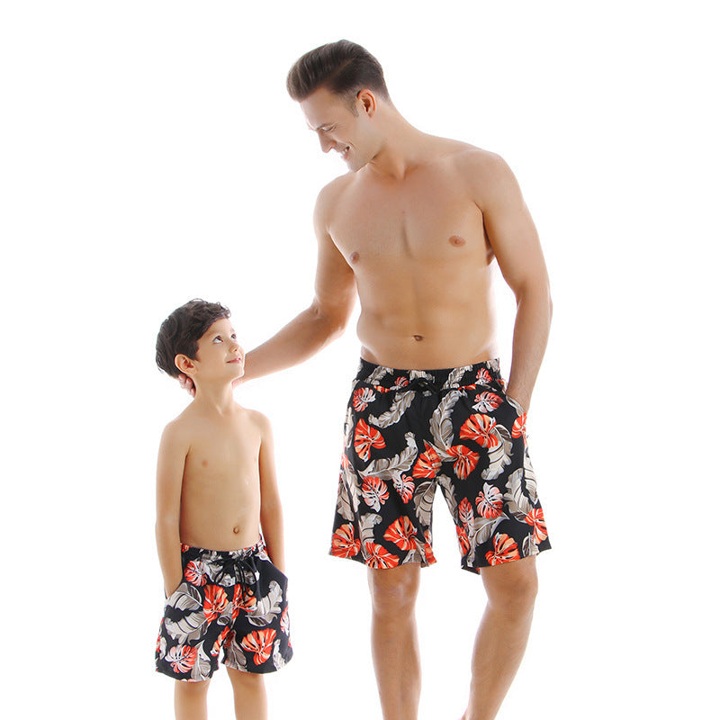 New Style Parent Child Swimwear Quick Drying Beach Pants - My Store