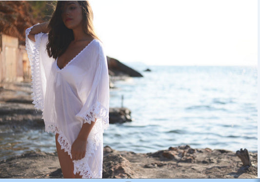 Lace Crochet Beach Dress for Women – Perfect Summer Style! - My Store